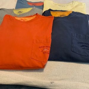 Bundle of five Tommy Bahama pocket tshirts